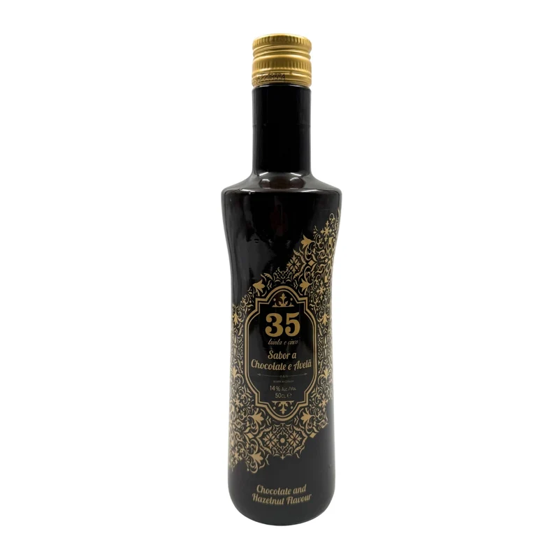 Licor 35 Sabor a Chocolate e Avelã