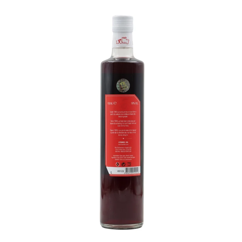 Mariquinhas Ginja sem fruta 700ml