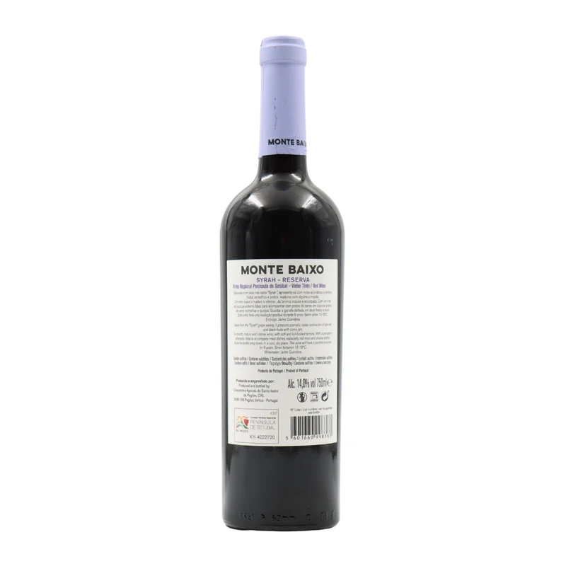 Monte Baixo Setúbal Syrah Tinto