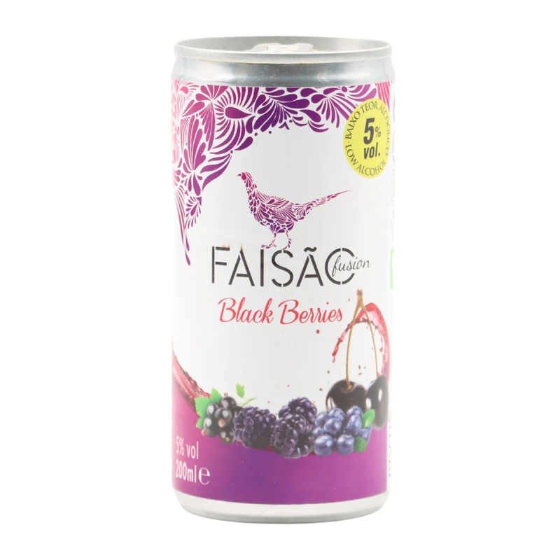 Faisão Fusion Black Berries em lata