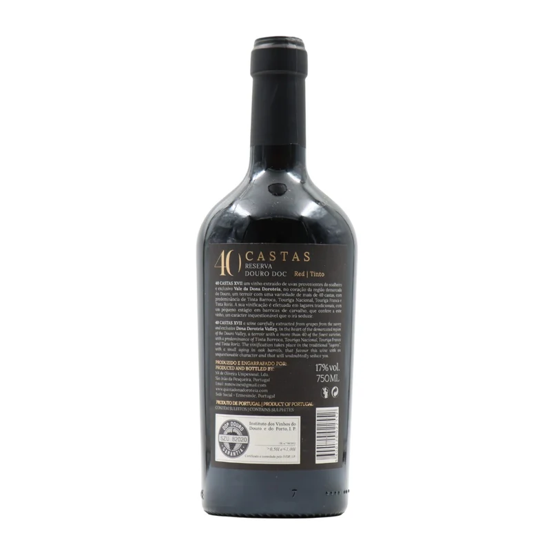 40 Castas 17º Reserva tinto 2019