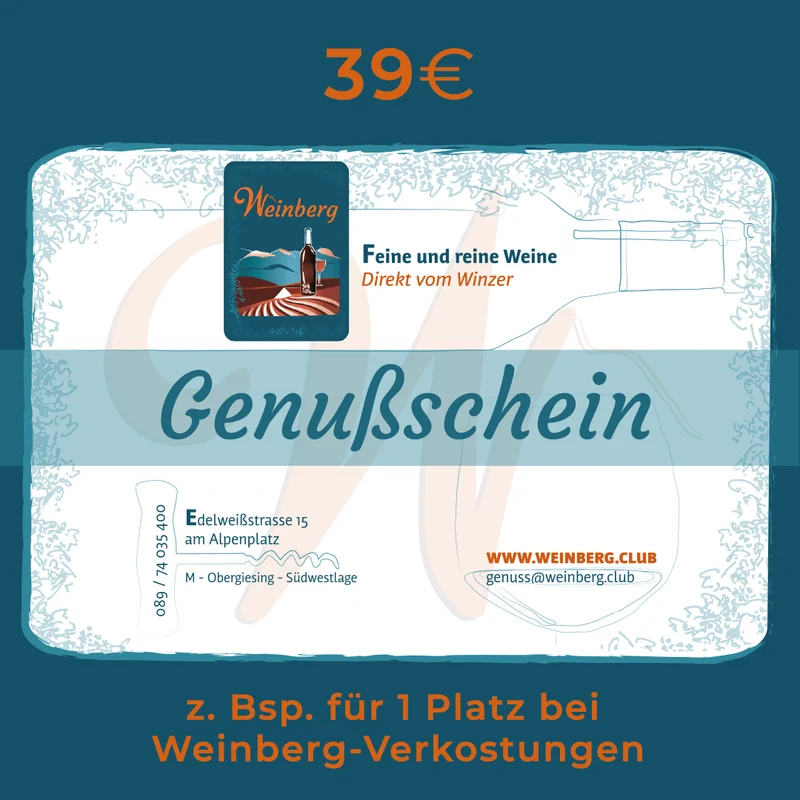 Weinkultur-Genussgutschein Digital - sofort