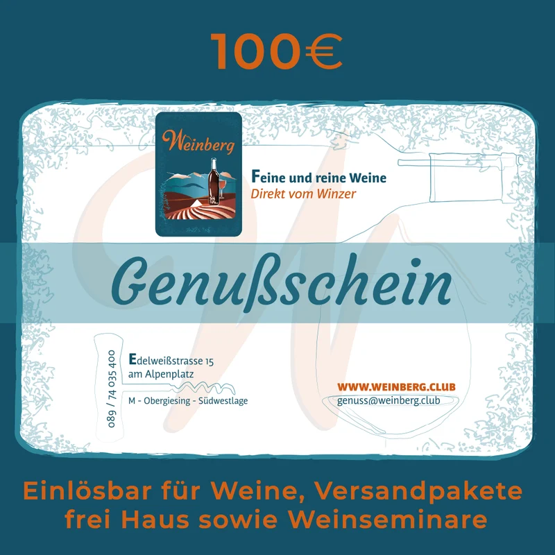 Weinkultur-Genussgutschein Digital - sofort
