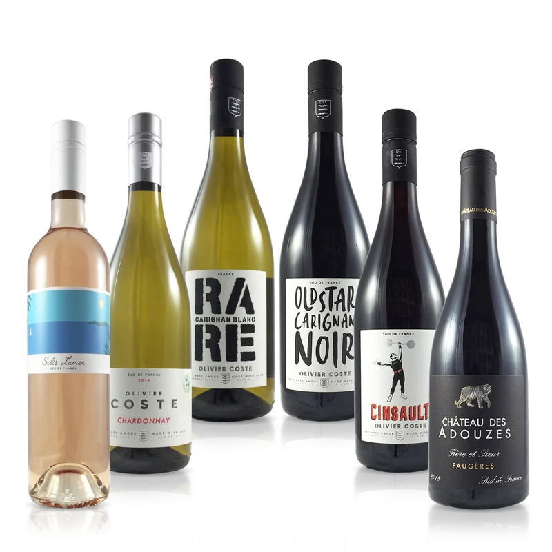 Sonnenverwöhnt aus Südfrankreich - mit Profikorkenzieher gratis ! Weinpaket frei Haus