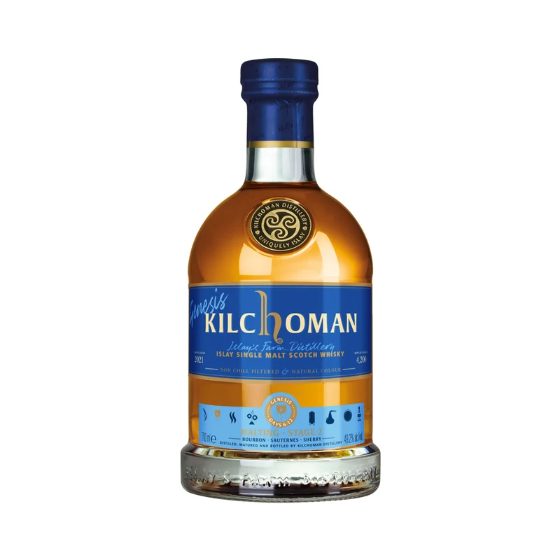 Kilchoman Genesis - Malting • Stage 2 - 49,2% vol. Islay Single Malt Scotch Whisky Limited Edition 2021