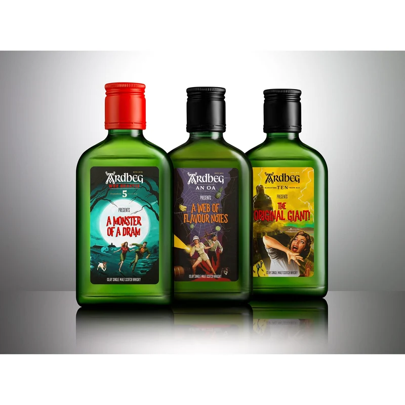 Ardbeg Monsters of Smoke Set - 3 Flaschen (0,2L) in Geschenkbox
