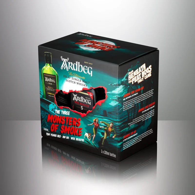 Ardbeg Monsters of Smoke Set - 3 Flaschen (0,2L) in Geschenkbox
