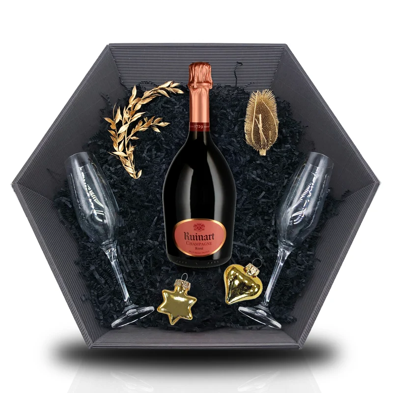 Ruinart Rosé Champagner 0,75L 12,5% Geschenkkorb