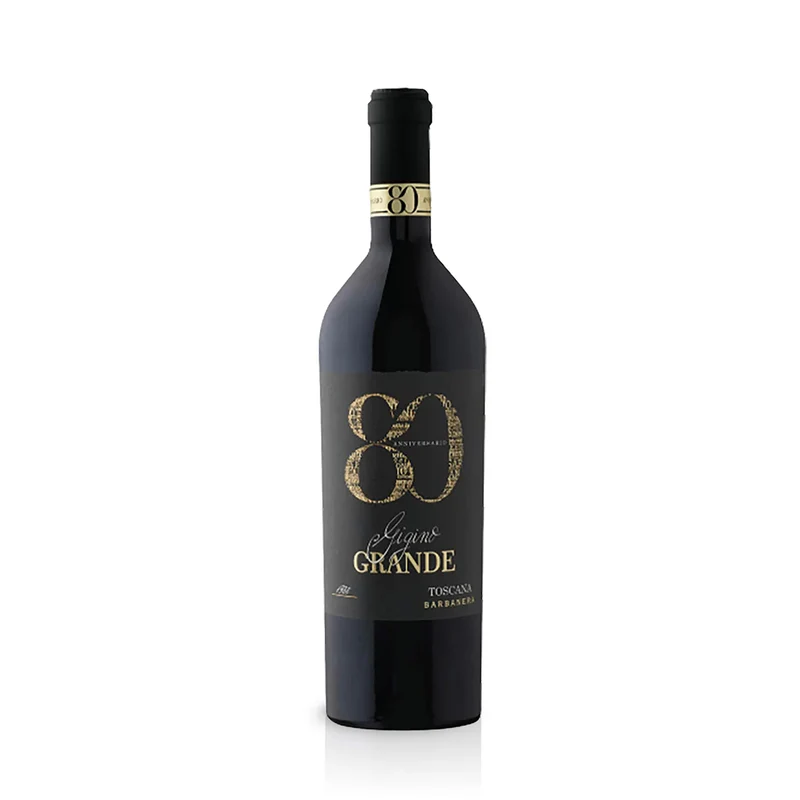 Barbanera Gigino 80 Anniversario 2022 12 Flaschen Rotwein 0,75L 14% vol