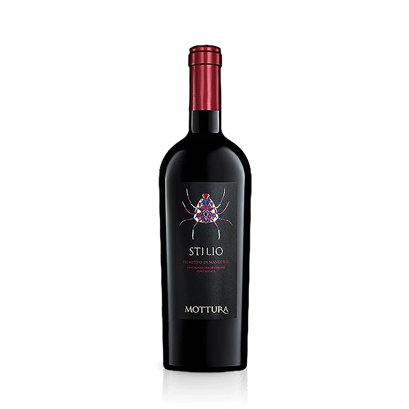 Mottura Stilio Primitivo di Manduria 2023 12 Flaschen Rotwein 0,75L 14,5% vol