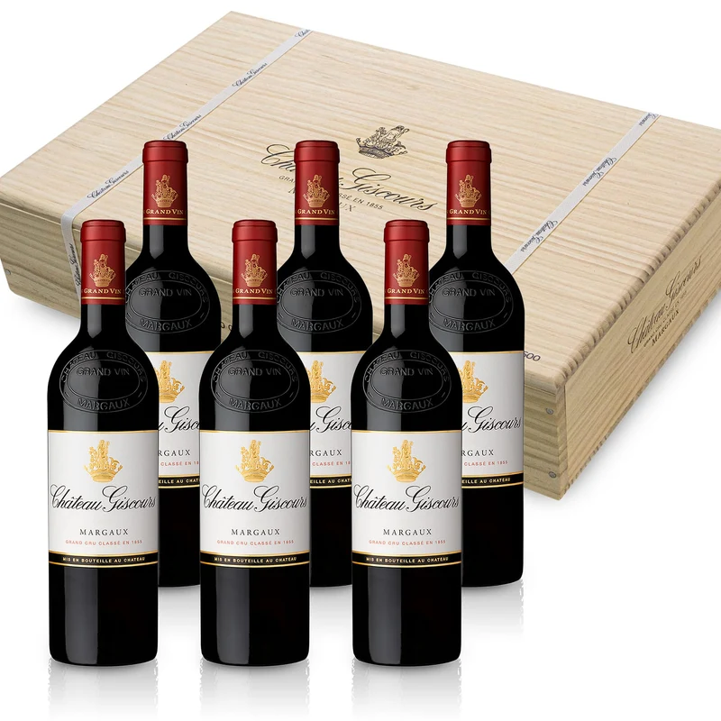 Château Giscours limitierte Jubiläumsbox "6 Jahrgänge - 25 Jahre" Rotwein trocken - Margaux/Bordeaux Frankreich