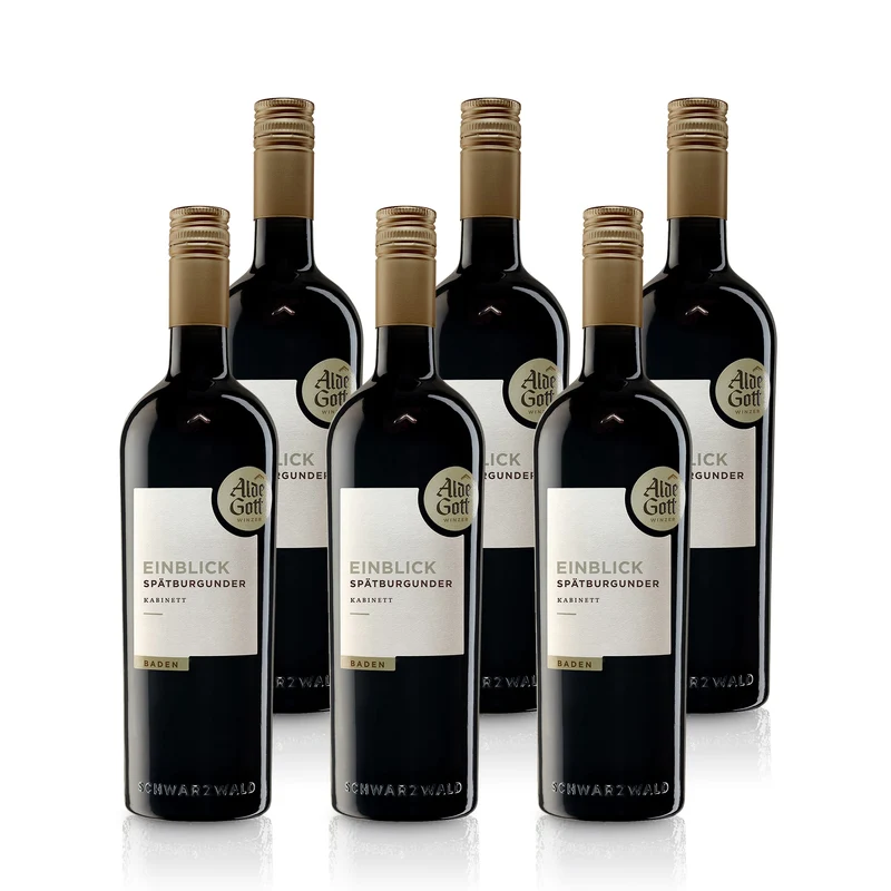 2022 Einblick Spätburgunder Kabinett Halbtrocken - Alde Gott | Rotwein 0,75L 12.5 %vol.