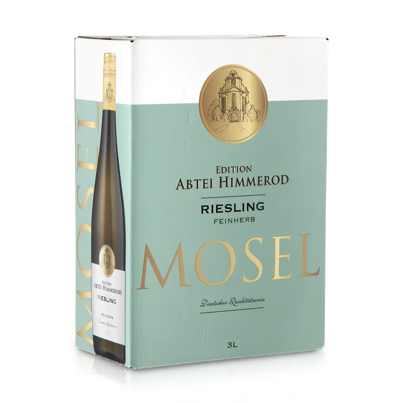 Mosel Riesling Feinherb Qualitätswein - Weißwein in Bag-in-Box - Edition Abtei Himmerod 3 L.