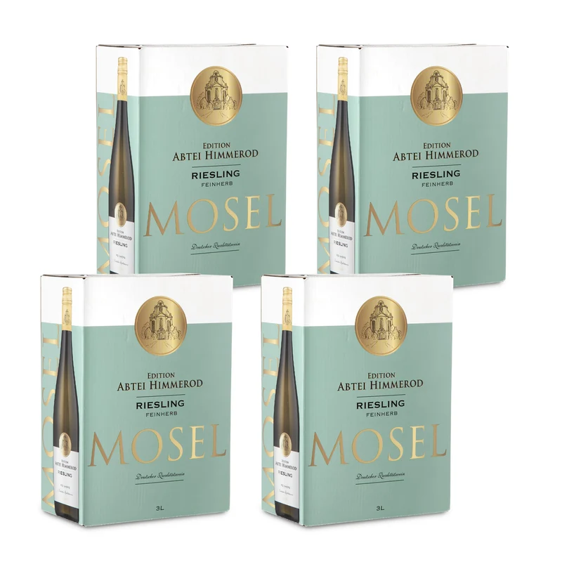 Mosel Riesling Feinherb Qualitätswein - Weißwein in Bag-in-Box - Edition Abtei Himmerod 3 L.