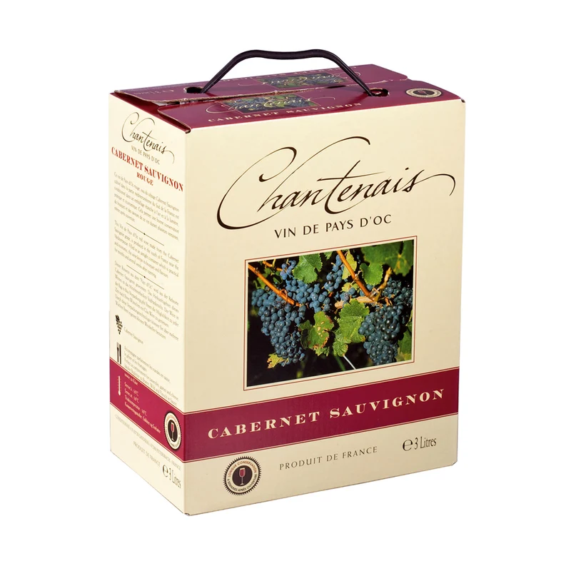 BIB 4 er Set Rot/Weiss/Rose -Cabernet-Sauvignon, Merlot, Cinsault, Sauvignon - Bag in Box Probierpaket