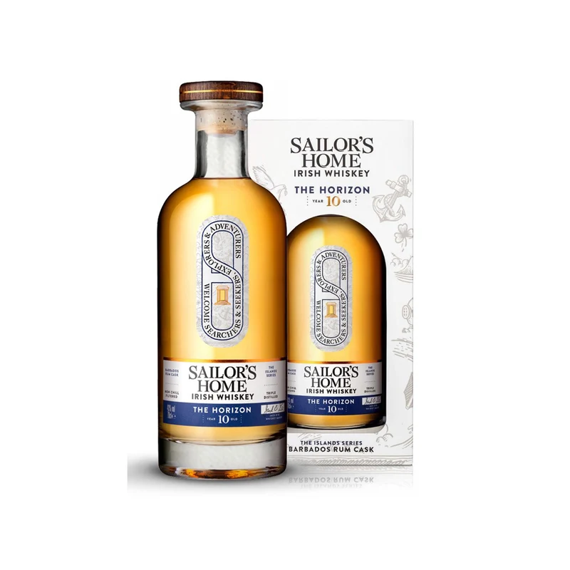 SAILOR‘S HOME Irish Whisky - The Horizon - 10 Jahre - in Geschenkverpackung