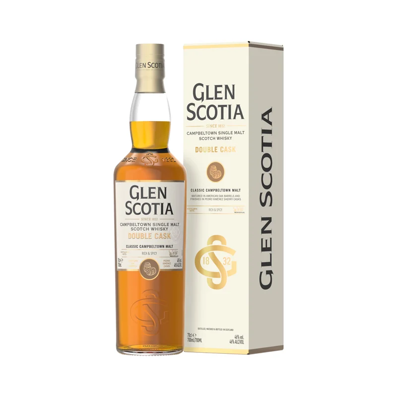 Glen Scotia Double Cask - Finished in PX Cask - Classic Cambeltown Single Malt Scotch Whisky