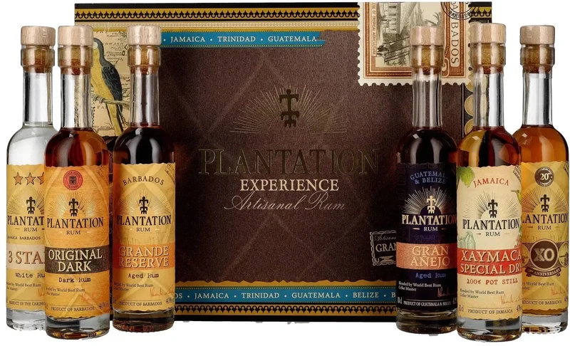 Plantation Experience Artisanal Rum Tasting Set 0,7L 40% vol