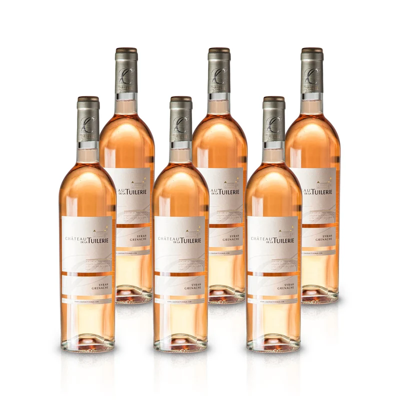 2024 Chateau de la Tuilerie Costieres de Nimes Grenache Syrah Rose - Frankreich