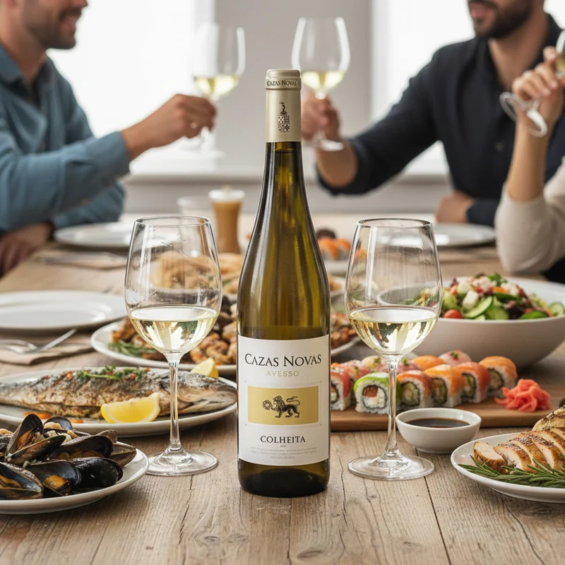 Cazas Novas Colheita Avesso Vinho Verde Weißwein Frisch 12,5% vol 0,75 L
