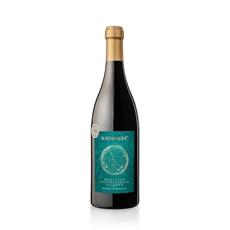 Menzatia Primitivo Susumaniello Salento IGT Rotwein Fruchtig 13,5% vol 0,75 L