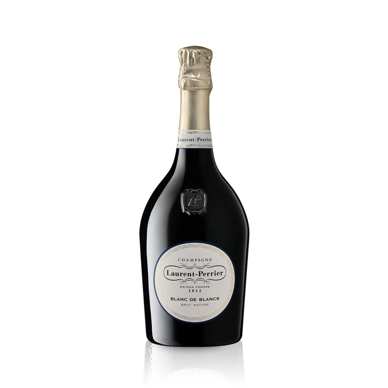 Champagne Laurent-Perrier Cuvée Rosé Brut und Champagne Blanc de Blancs in Holzkiste - limitierte Auflage