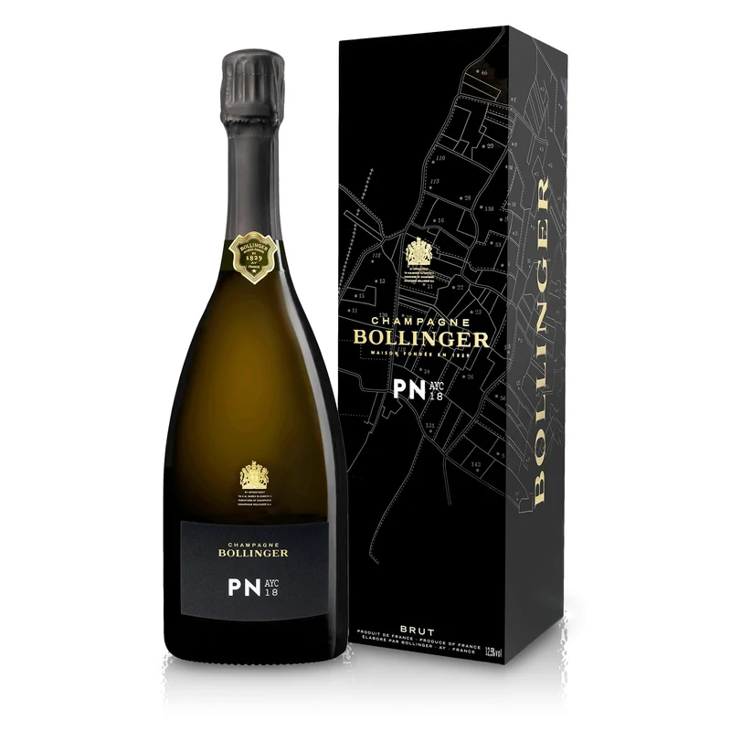 Champagne Bollinger PN AYC 18 in Geschenkpackung