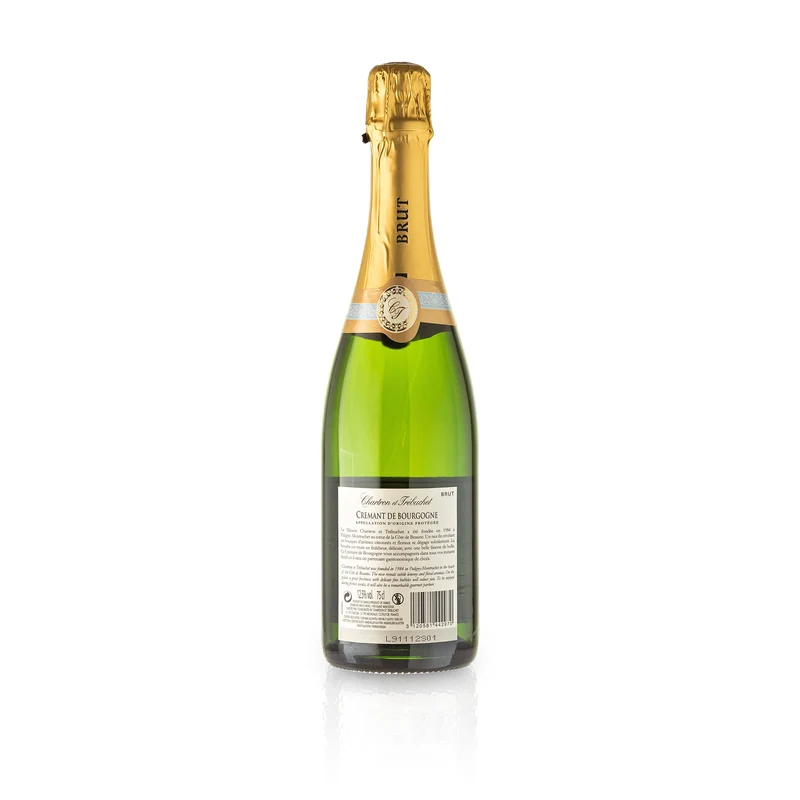 Feinste Weine - 2 er Sektpaket - Domaine Chartron & Trébuchet - Crémant de Bourgogne (2 * 0,75l)