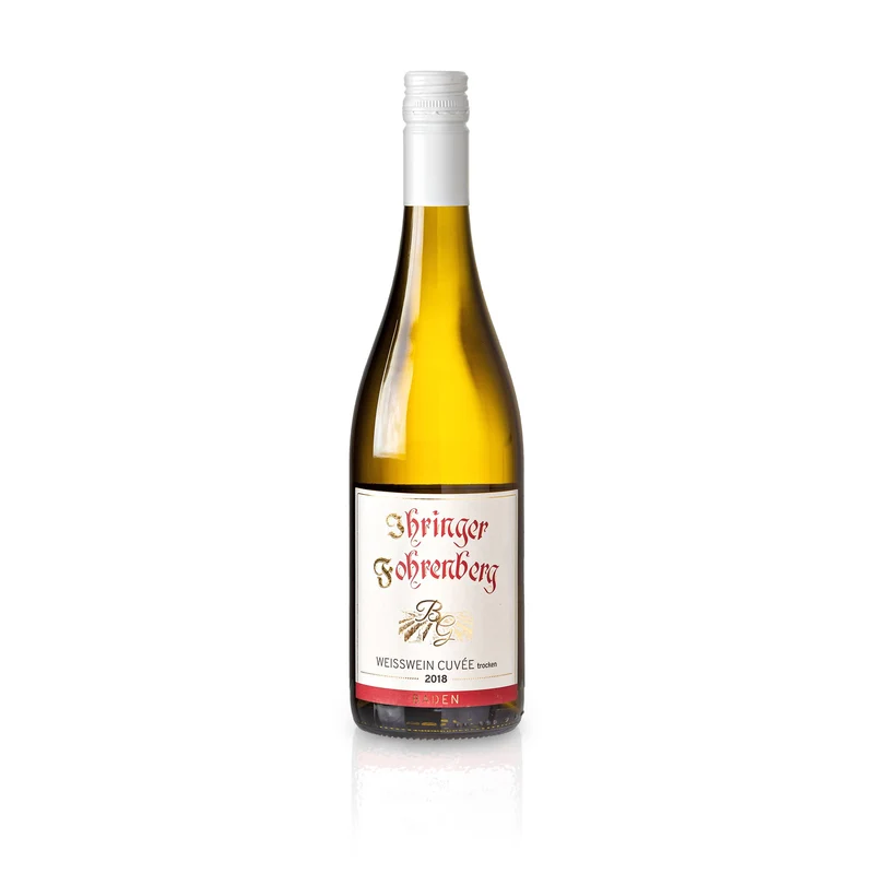 Weißwein trocken 2018 | Fruchtig-Frischer Mix aus Grauburgunder Weißburgunder Chardonnay | WBK Glatt - Ihringen am Kaiserstuhl/Baden, Deutschland