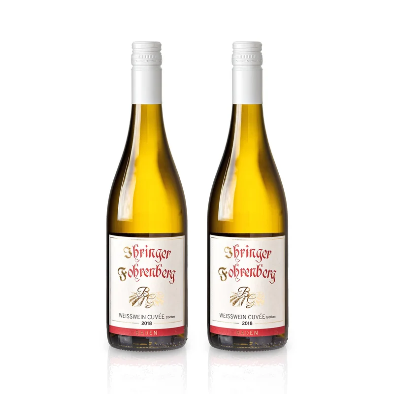 Weißwein trocken 2018 | Fruchtig-Frischer Mix aus Grauburgunder Weißburgunder Chardonnay | WBK Glatt - Ihringen am Kaiserstuhl/Baden, Deutschland
