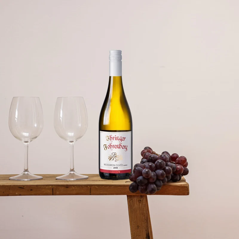 Weißwein trocken 2018 | Fruchtig-Frischer Mix aus Grauburgunder Weißburgunder Chardonnay | WBK Glatt - Ihringen am Kaiserstuhl/Baden, Deutschland