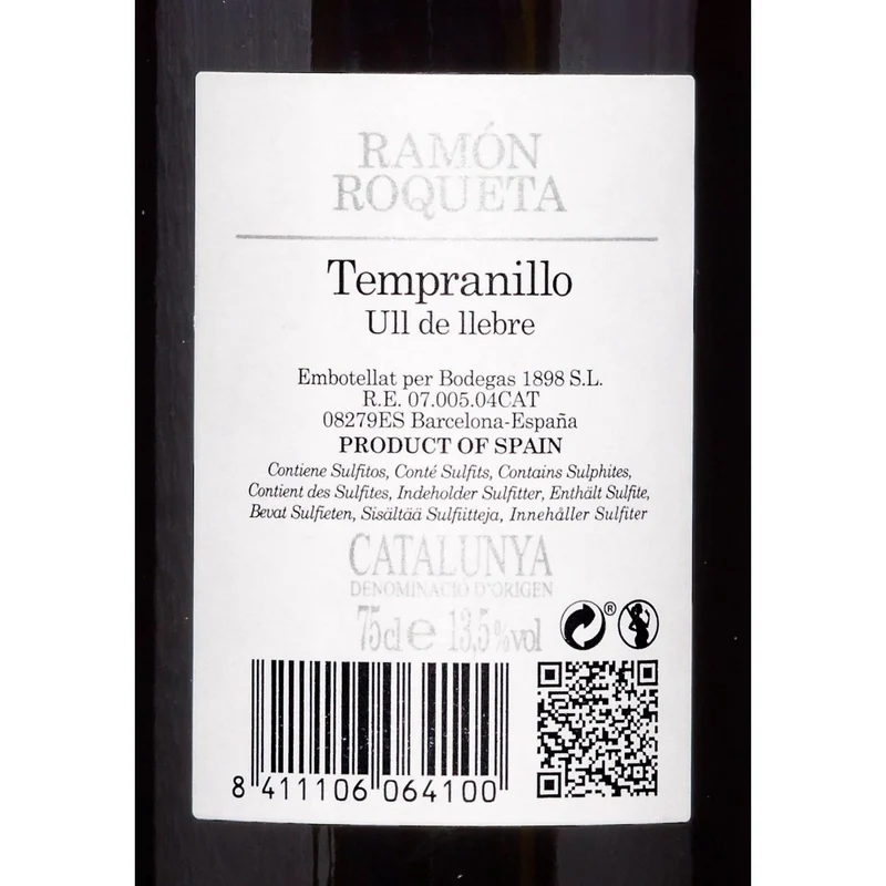 2015er Ramón Roqueta Do Catalunya "Tempranillo" - Bodegas R. Roqueta