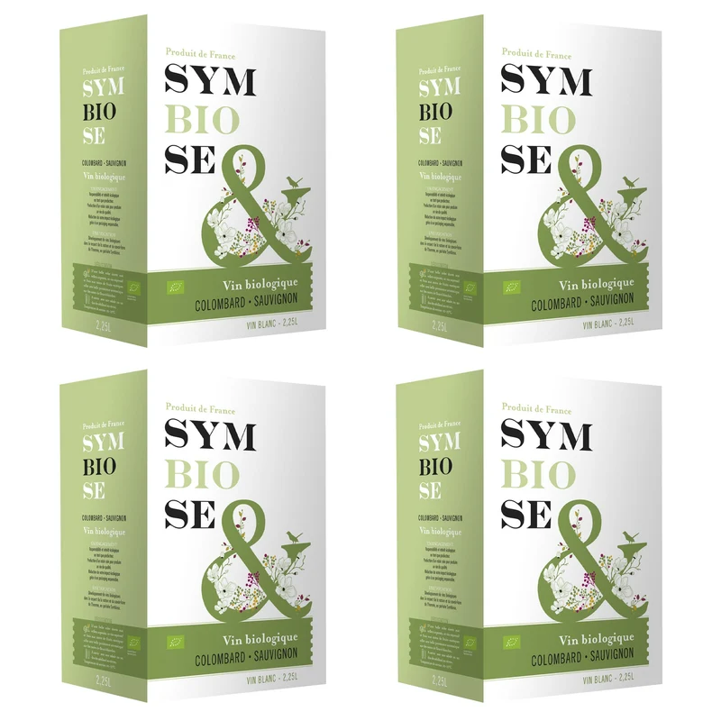 Symbiose BIO Weißwein trocken - Colombard Sauvignon Bag-in-Box 2,25 l