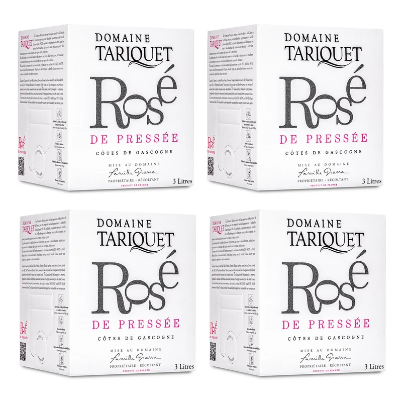 Domaine Tariquet - Rosé - Côtes de Gascogne IGP - trocken - Bag-in-Box 3L