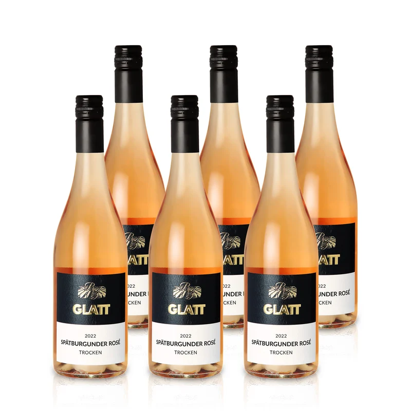 2022 Spätburgunder Roséwein trocken • GLATT • Qualitätswein vom Kaiserstuhl/Baden, Deutschland