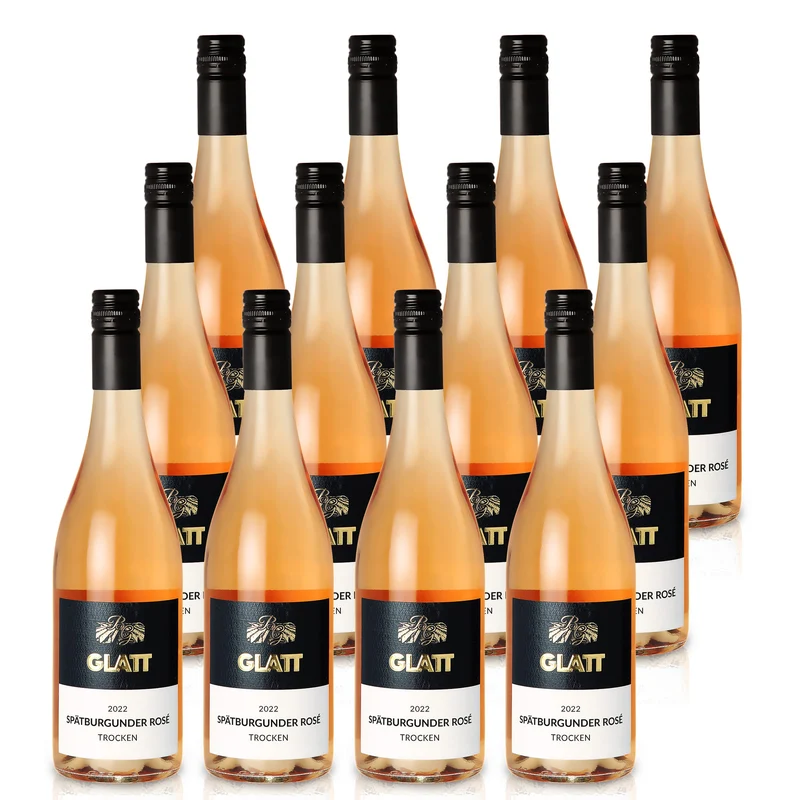 2022 Spätburgunder Roséwein trocken • GLATT • Qualitätswein vom Kaiserstuhl/Baden, Deutschland