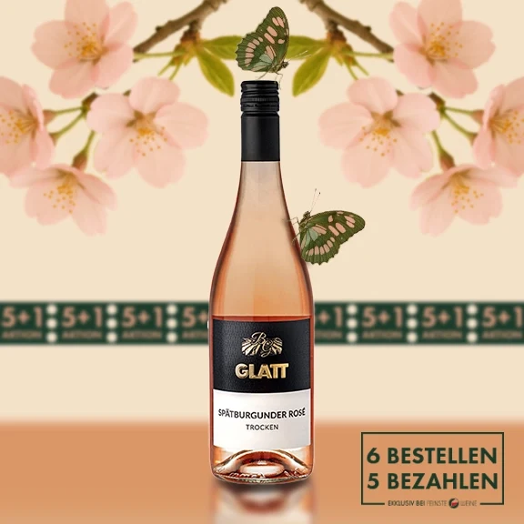 2022 Spätburgunder Roséwein trocken • GLATT • Qualitätswein vom Kaiserstuhl/Baden, Deutschland