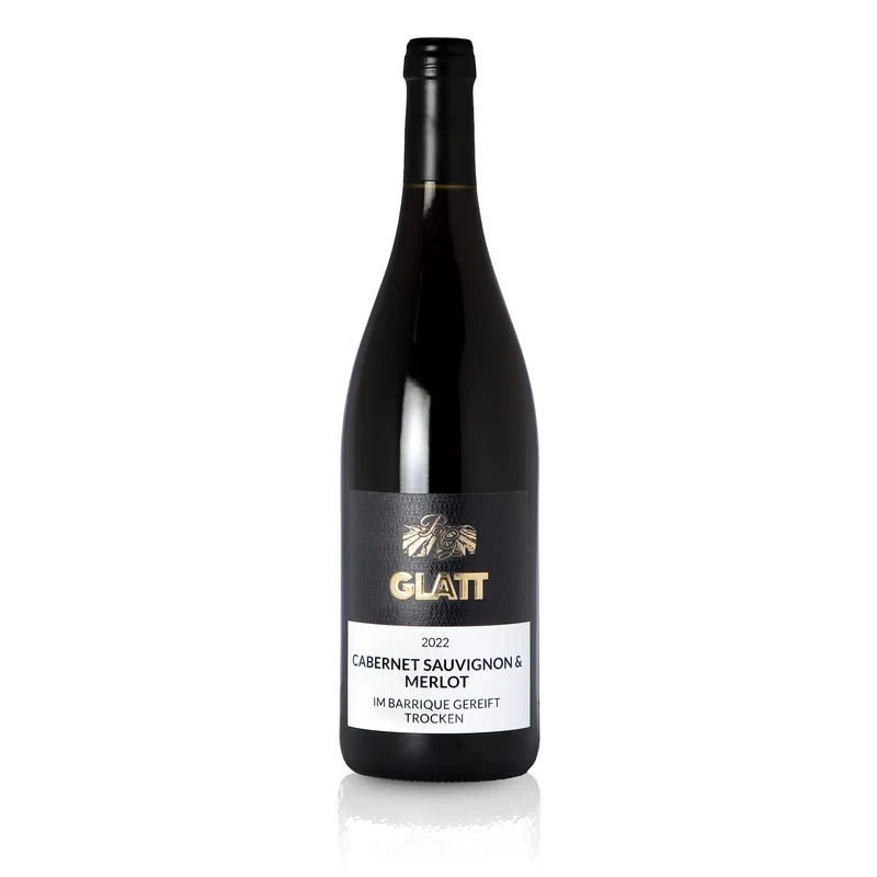 2022 Cabernet Sauvignon & Merlot Barrique Rotwein trocken, GLATT, Qualitätswein vom Kaiserstuhl/Baden, Deutschland