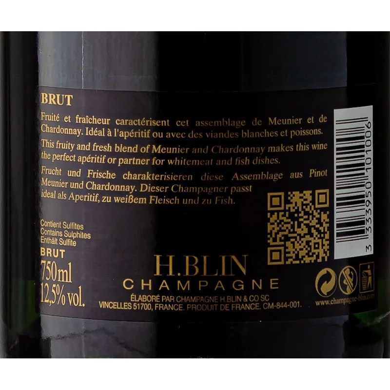Champagne Brut white - H.Blin