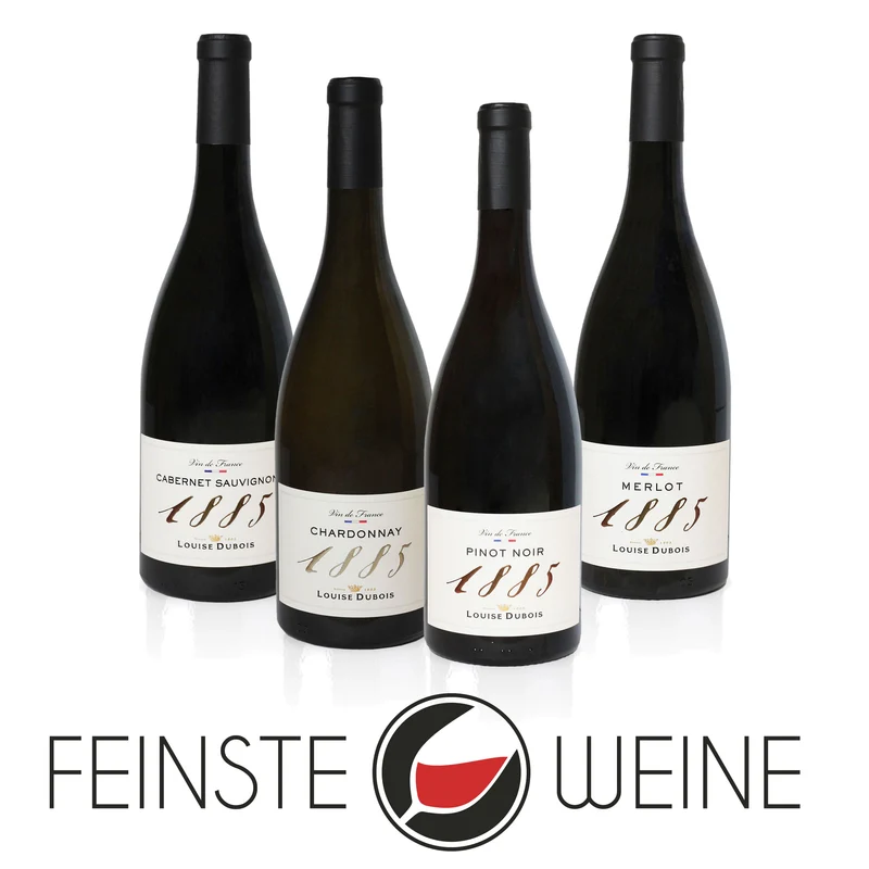 1885 LOUISE DUBOIS - Vin de France - Weinpaket - rot/weiß - Cabernet Sauvignon, Pinot Noir, Merlot, Chardonnay