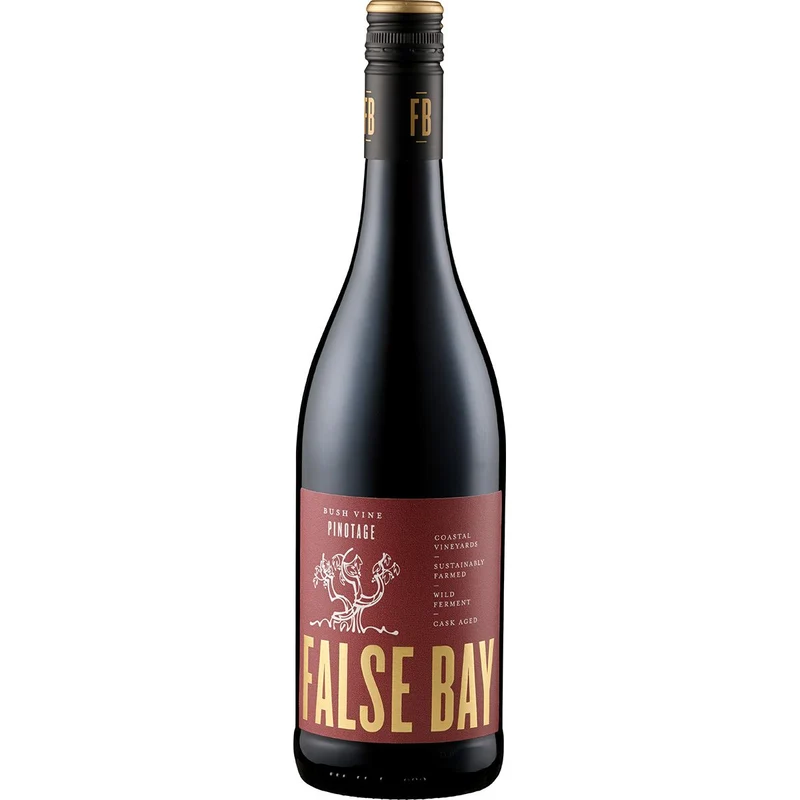 2022 False Bay Bush Vine Pinotage False Bay Stellenbosch/Südafrika 0,75 l
