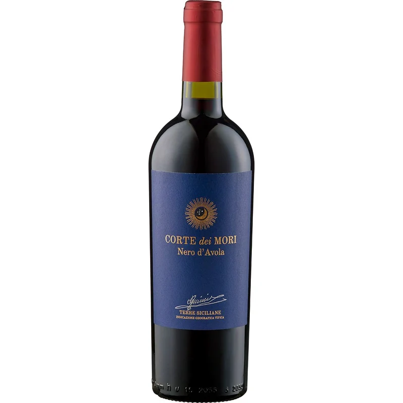 2021 Nero d‘Avola ”Etichetta Blu” Sicilia DOC Corte dei Mori Sizilien/Italien 0,75 l
