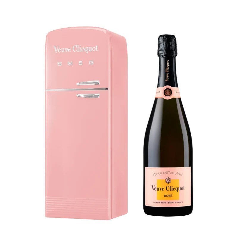 Veuve Clicquot Champagner Brut Rosé Cooler mit tragbarer Kühlbox-Geschenkverpackung 750ml 12.5%