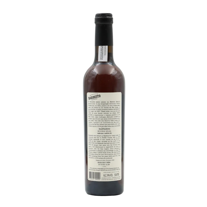 Barbeito 3 Pipas Old Reserva Madeira