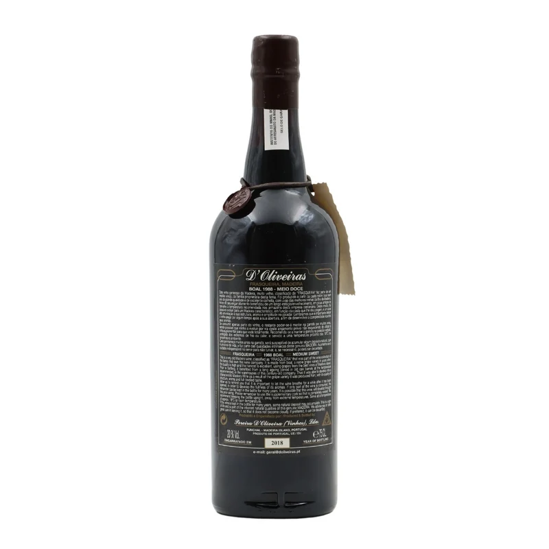 D´Oliveiras Boal Meio Doce Madeira 1988