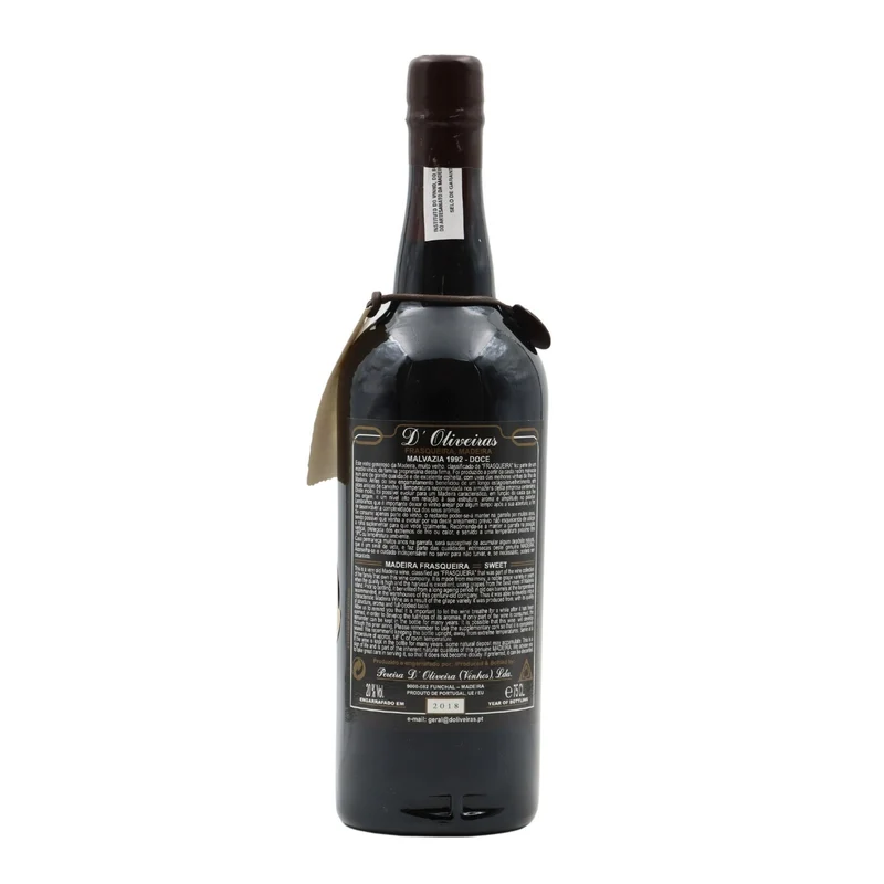 D´Oliveiras Malmsey Doce Madeira 1992