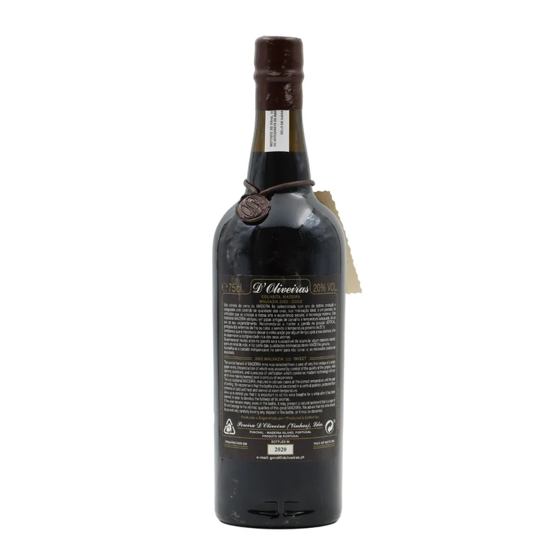 D´Oliveiras Malmsey Doce Madeira 2002