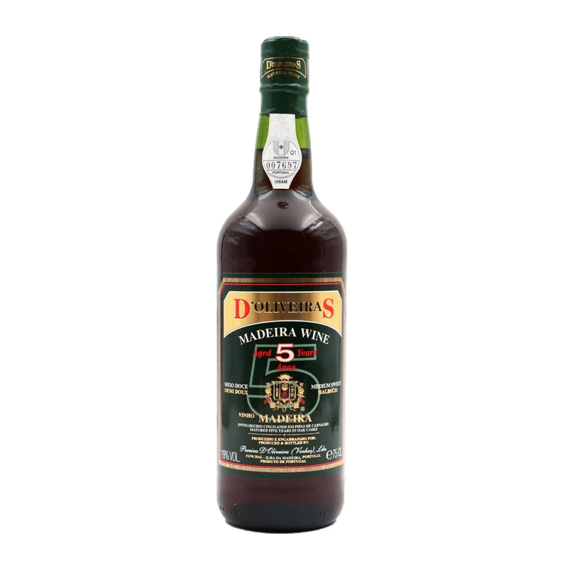 D´Oliveiras Meio Doce 5 Anos Madeira