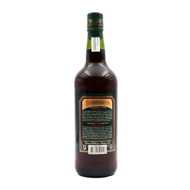 D´Oliveiras Meio Doce 5 Anos Madeira