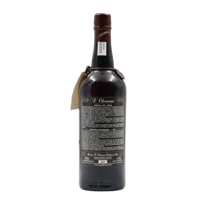 D´Oliveiras Sercial Dry Madeira 1981